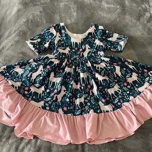 REVERSIBLE soft cotton twirl dress